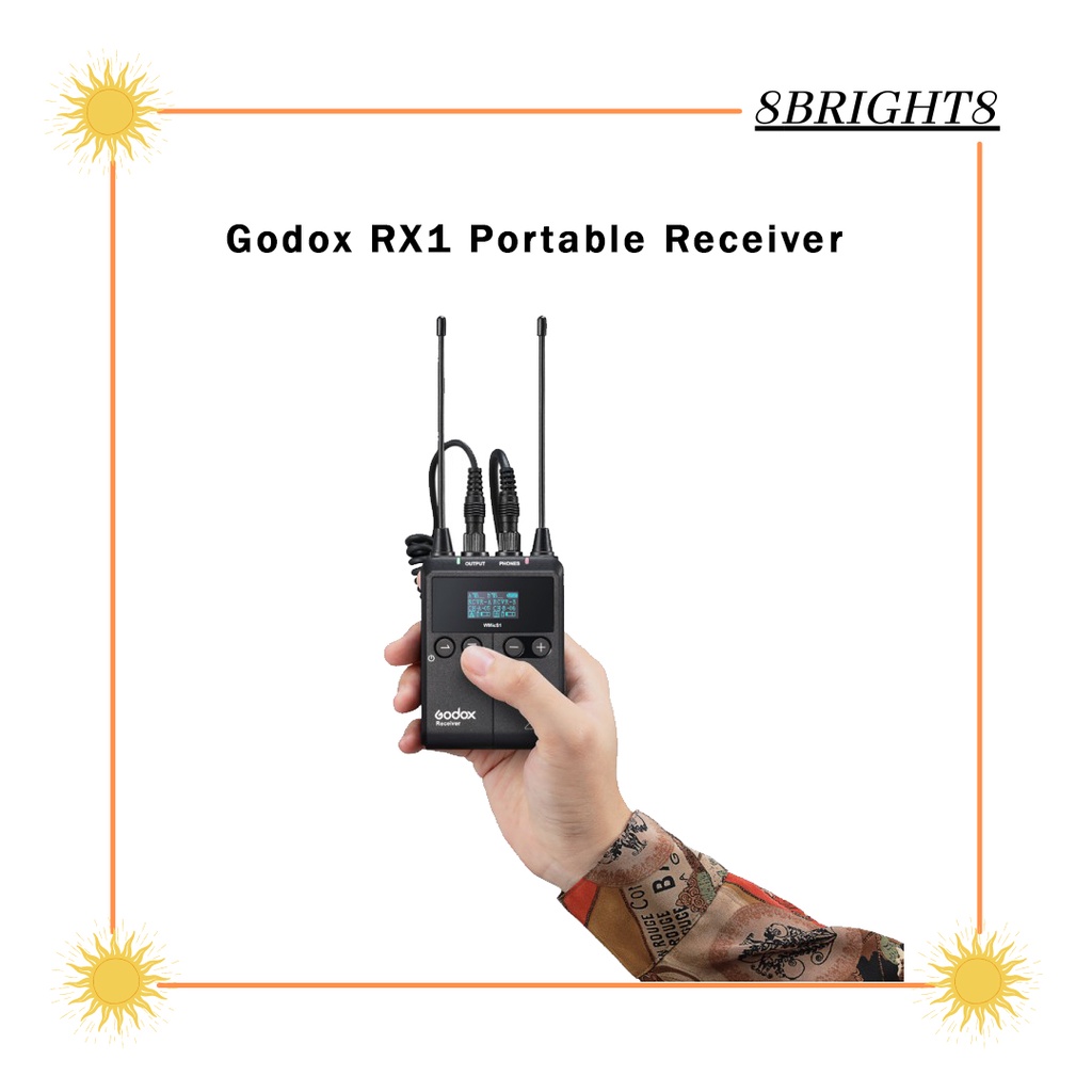 Godox RX1 Dual-Channel Camera-Mount Wireless Receiver | Shopee Singapore