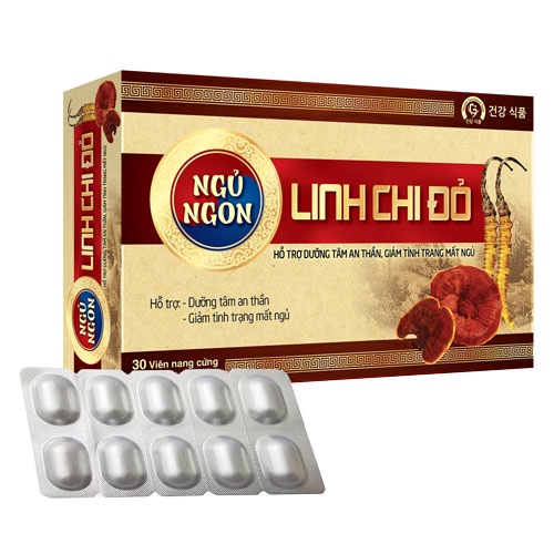 Good Night Ganoderma Red - Sedative Support, Soothing Nerves (Box Of 30 ...