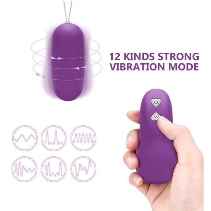 Wireless Remote Control Vibrating Bullet Eggs Female Vaginal Stimulate