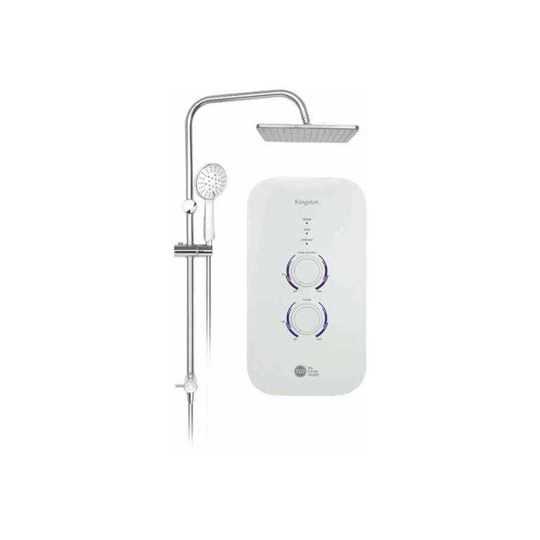 707 KINGSTON WH ELECTRIC INSTANT SHOWER HEATER BUILT IN DC PUMP/ RAIN ...
