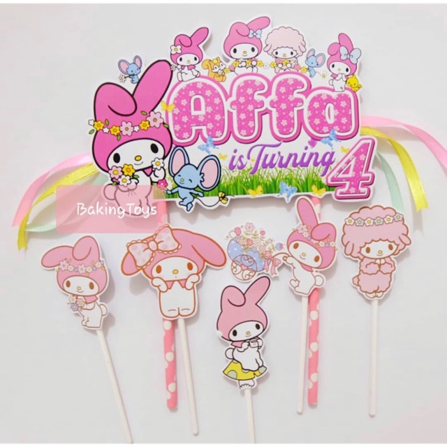 My Melody Cake Topper Printable - vrogue.co