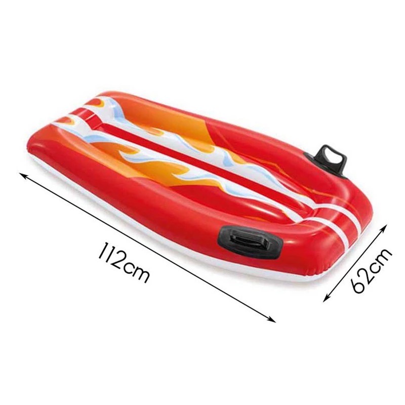INTEX Floating Surfboard Swimming Pool Water Board ( 112cm x 62cm ) For ...