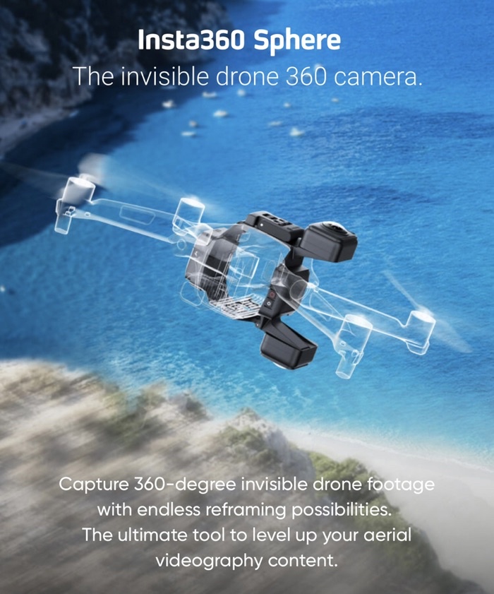 Insta360Sphere Standalone （Insta360 Sphere - The Invisible Drone 