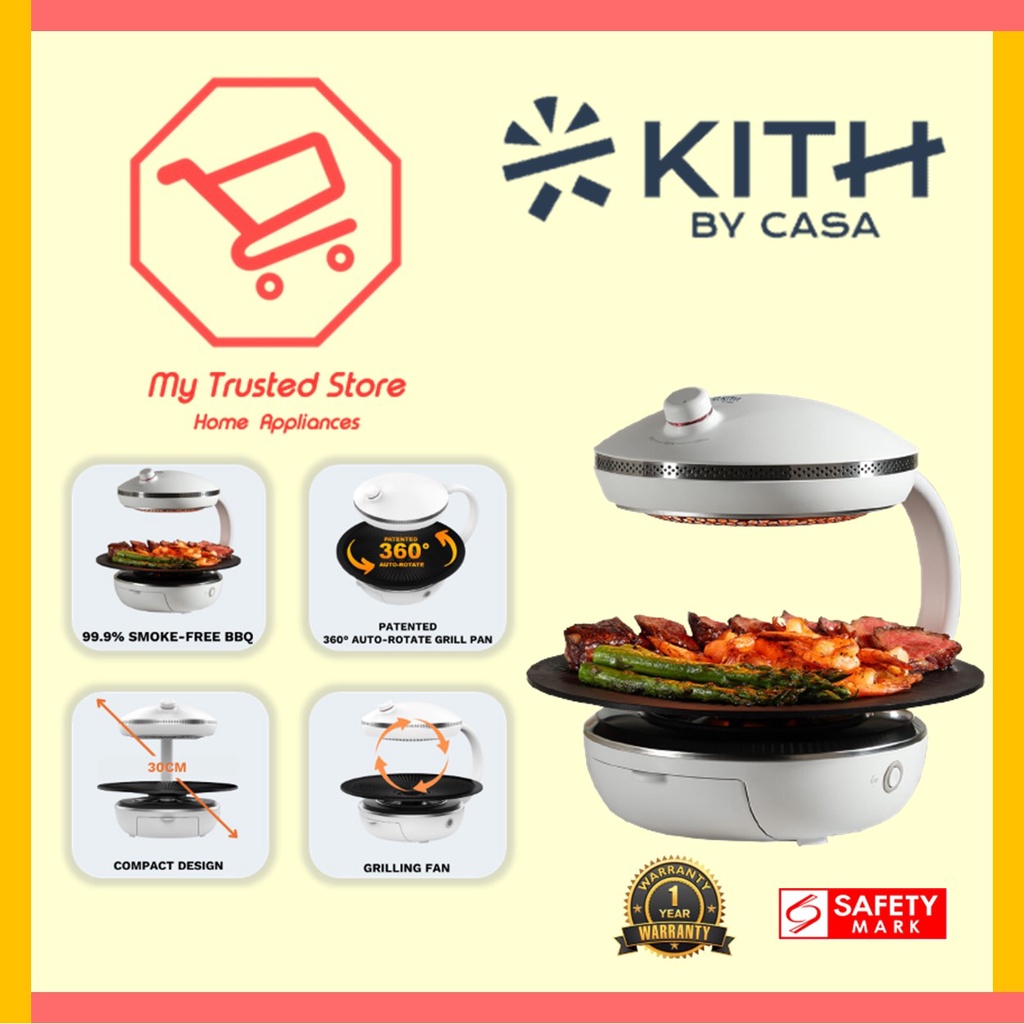KITH (SBGMINIW1) Smokeless MINI BBQ Grill Shopee Singapore