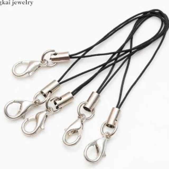 DIY Handphone strap keychain(siap cangkuk) 龍蝦扣 龍蝦扣 hone Strap ( mix