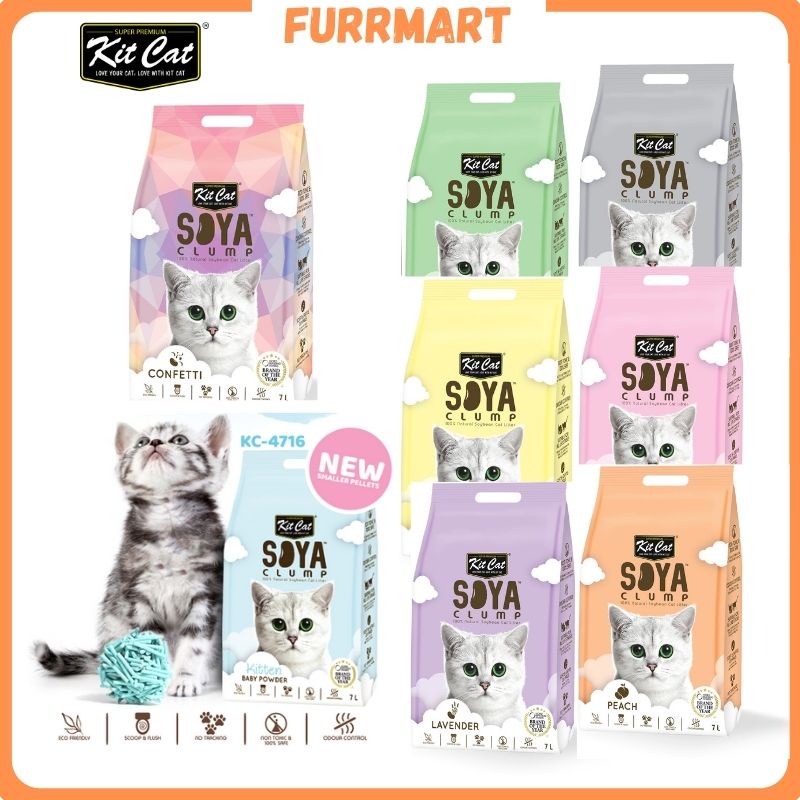 Kit Cat Soya Clump Litter 7L Shopee Singapore