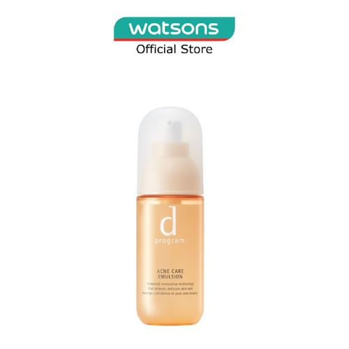 D PROGRAM Acne Care Emulsion Moisturiser For Acne Prone Skin (Helps ...