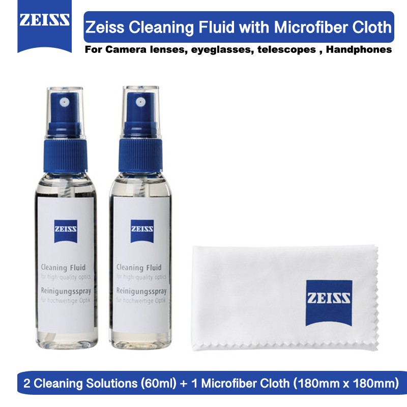 Zeiss Cleaning Fluid With Microfiber Cloth Shopee Singapore 9659