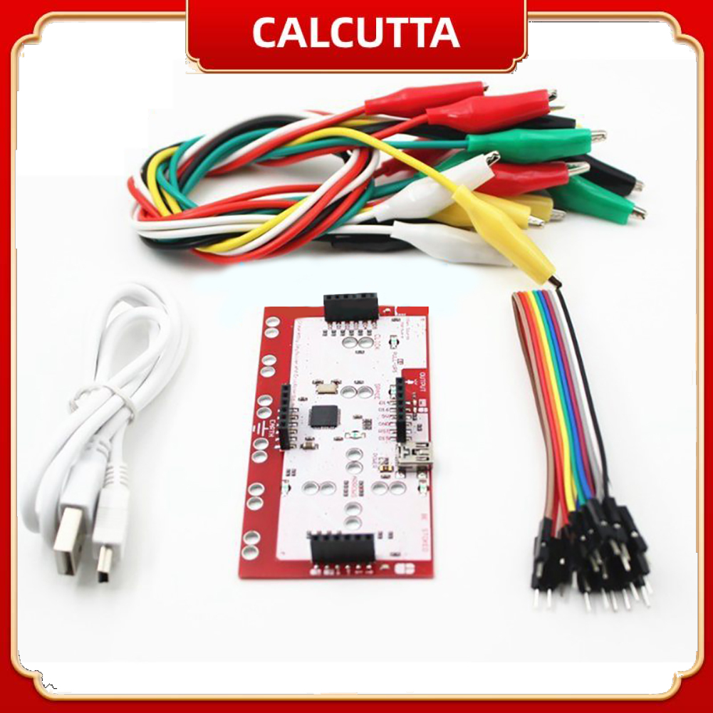 CAL-Alligator Clip Jumper Wire Makey Makey Standard Controller Board Kit for Arduino