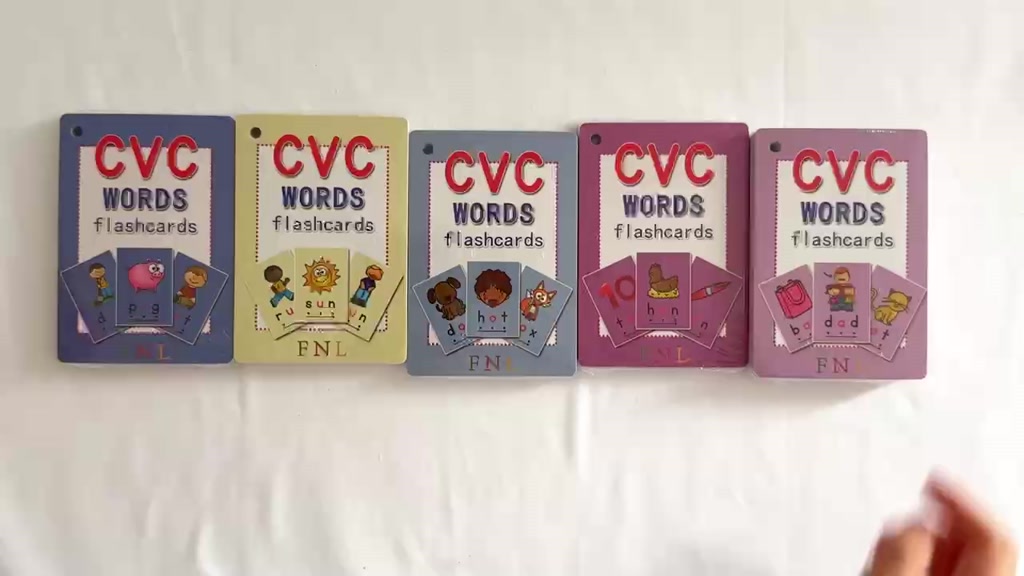 131 Cards CVC Words Phonics Flashcards for kids English Vocabulary ...