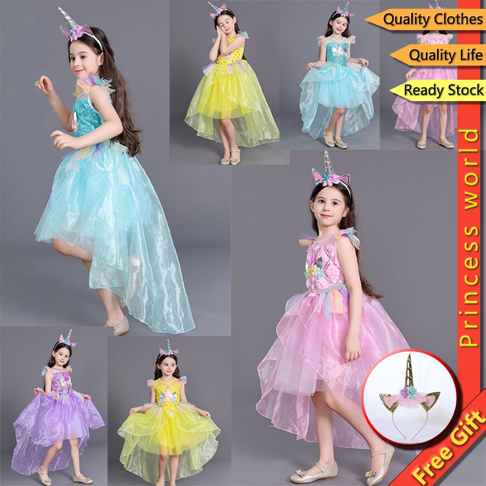 Unicorn dress outlet shopee