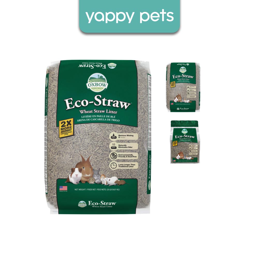 Oxbow EcoStraw Wheat Straw Litter for Small Animal Chinchillas Rats