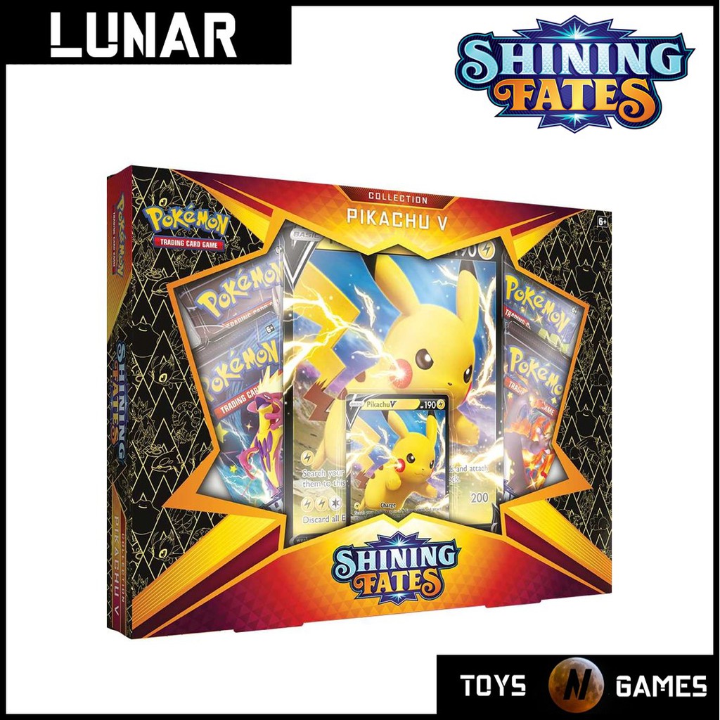 Pokmon TCG: Shining Fates Pikachu V Box | Shopee Singapore
