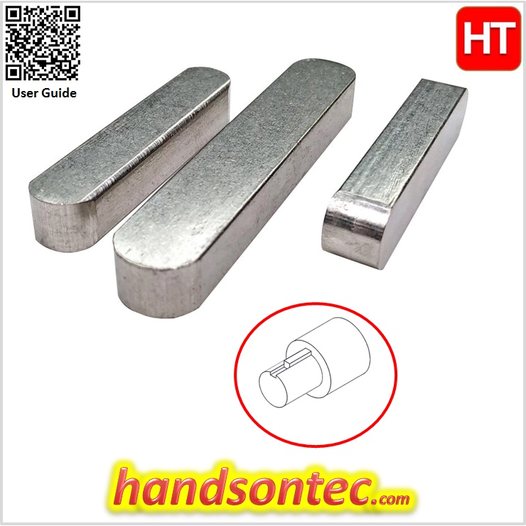 [4-pcs] Shaft Key/Flat Key – Carbon Steel ~4pcs/pack | Shopee Singapore