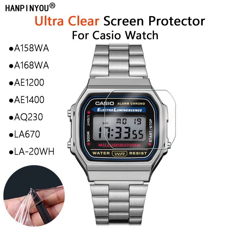 Casio watch deals screen protector