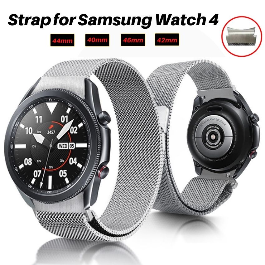 Stainless Steel Case+Leather Strap for Samsung Galaxy Watch 5 pro 45mm  Metal Protective Bumper Bracelet Samsung Watch 5 pro band
