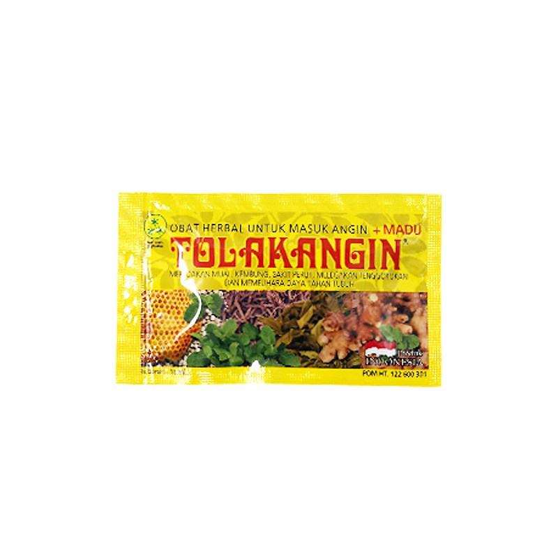 ( 1Sachet ) Jamu Tolak Angin madu 1 Box isi 12 Sachet - Gambar 2