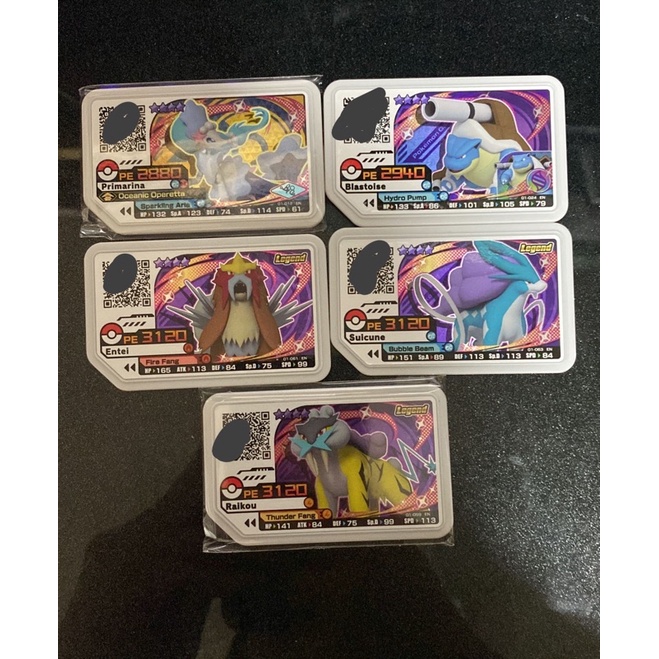 Pokemon Gaole Star Incineroar Primarina Lucario Raikou Dragonite Shopee Singapore