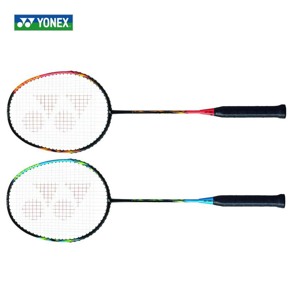 Yonex Astrox E13 Badminton Racquet [Black/Bright Red] - Strung