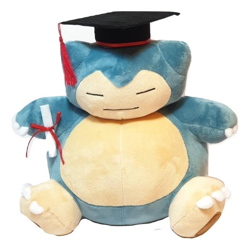 Pokemon Snorlax Graduation Convocation Gift Plush Toy | Shopee Singapore