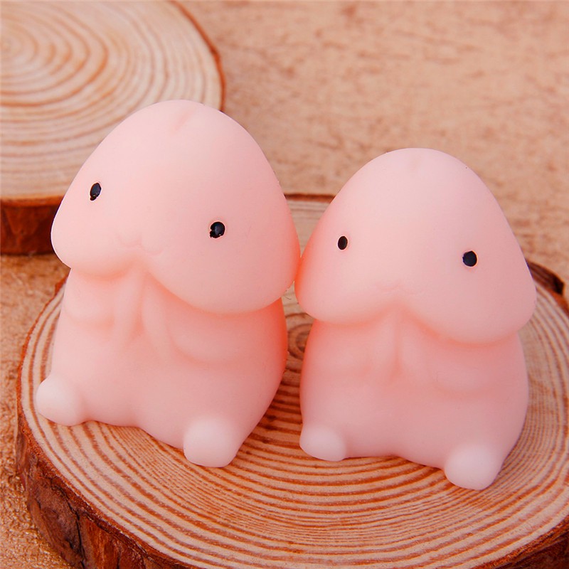 Cute Mochi Dingding Seal Squeeze Toy Focus on Stress Healing Soft Fun Toys