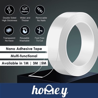 Transparent Nano Tape - Cinta Adhesiva Washable Multifunction Double Sided Nano  Tape Home Supplies Acrylic Reusable Double