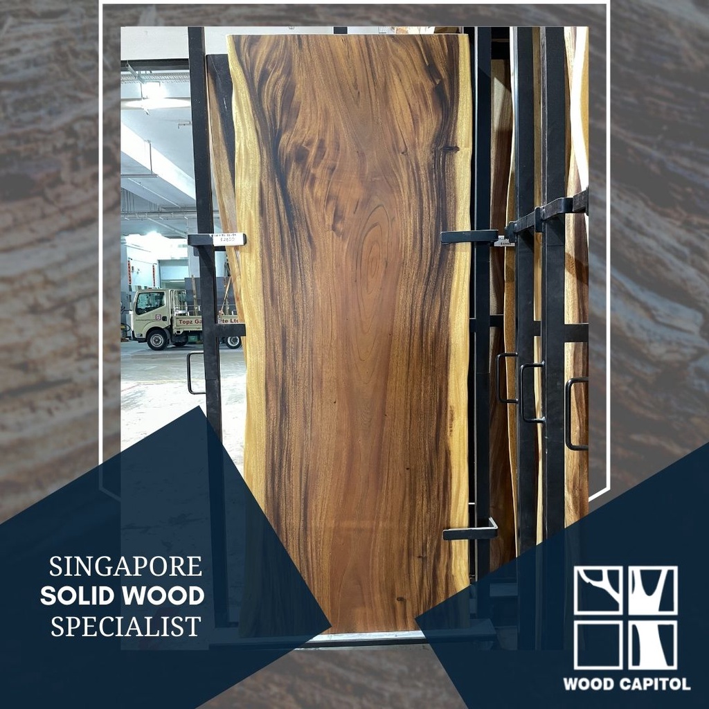 Wood Capitol Suar Wood Dining Table Singapore Shopee Singapore