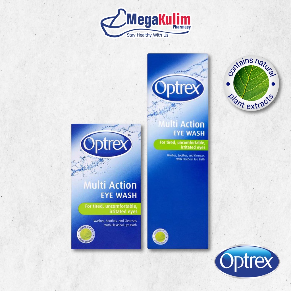 Optrex Multi Action Eye Wash (110mL / 300mL) | Shopee Singapore