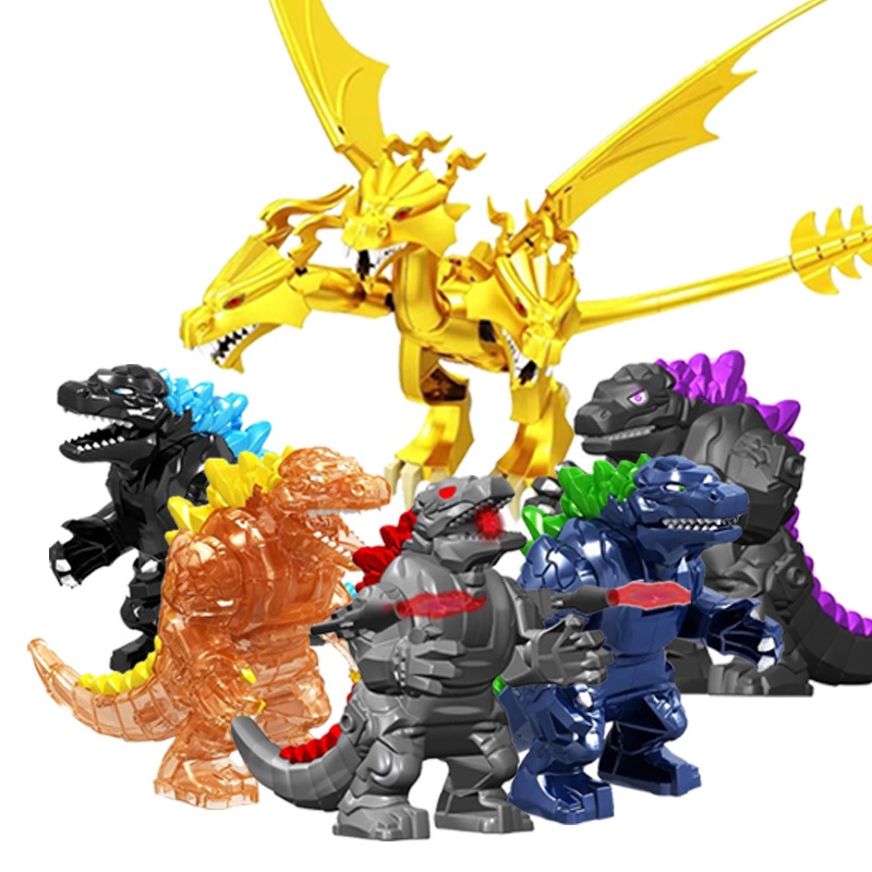 Godzilla Toys Building Blocks Big King Ghidorah | Shopee Singapore
