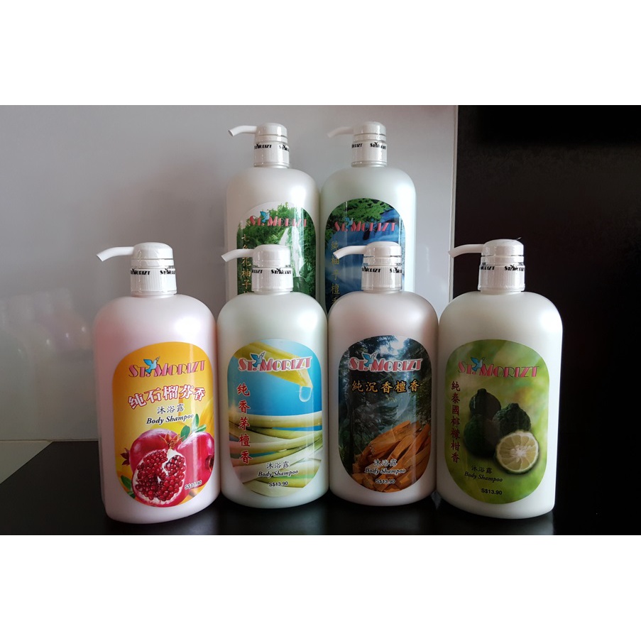 ♡SG Ready Stock♡ ST.MORIZT 1000ML Body Shampoo ( Seven Flower