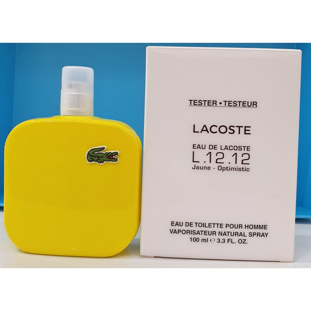 Lacoste jaune discount eau de toilette