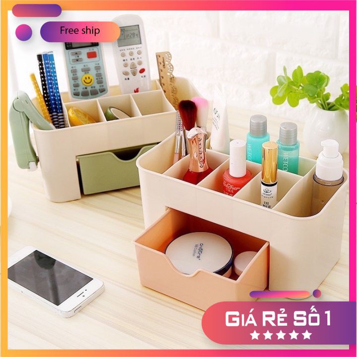 Multi-compartment Plastic Cosmetic Shelf With Super Beautiful Drawer ...