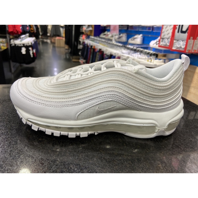 NIKE Air Max 97 Women s Sports Casual Shoes DH8016 100 All White Reflective Cushion Running