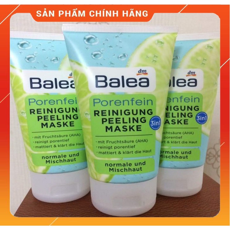 German balea 3 in 1 Cleanser Helps Cleanse, Exfoliate And Mask, Reduce