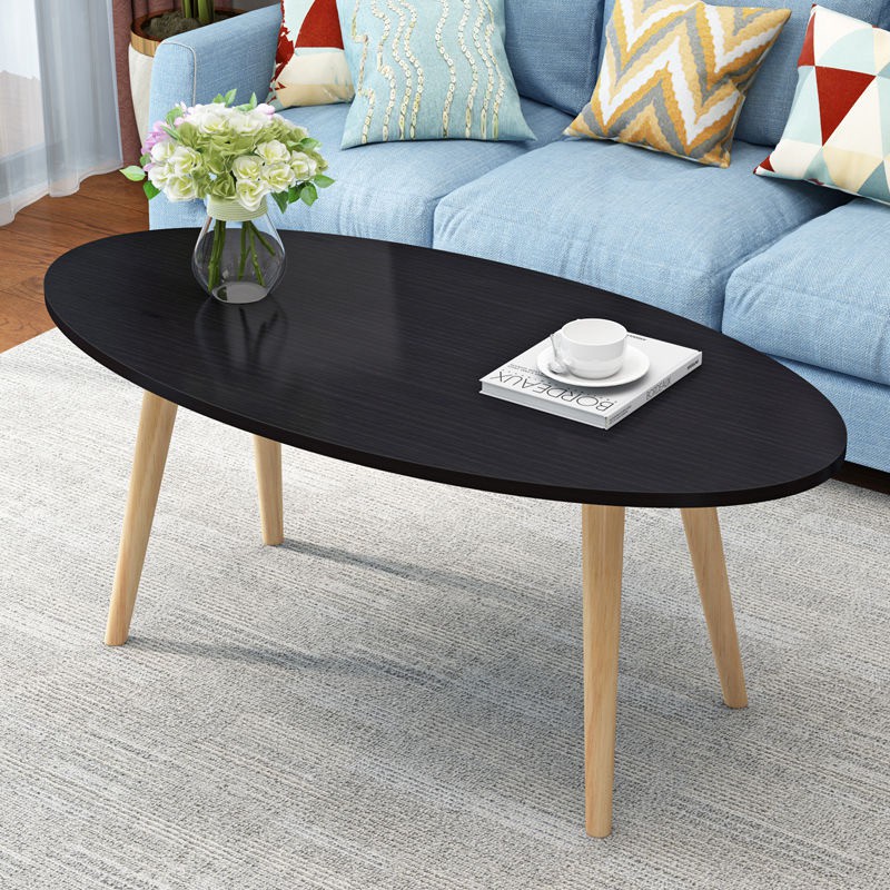 Coffee table oval table living room coffee table small side table