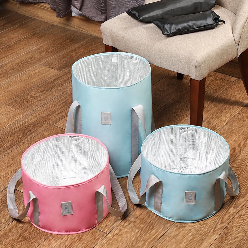 Foldable Pail Bucket Folding Bucket Pail Collapsible Foot Soak Basin