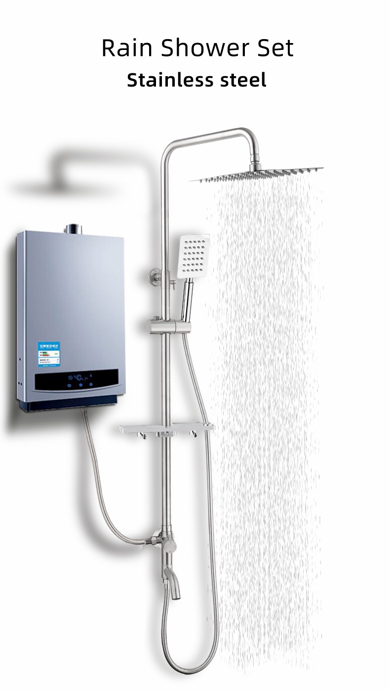 BAOKEMO Instant Water Heater Rain Shower Set bkm1036 Three Function With Rack Shopee Singapore