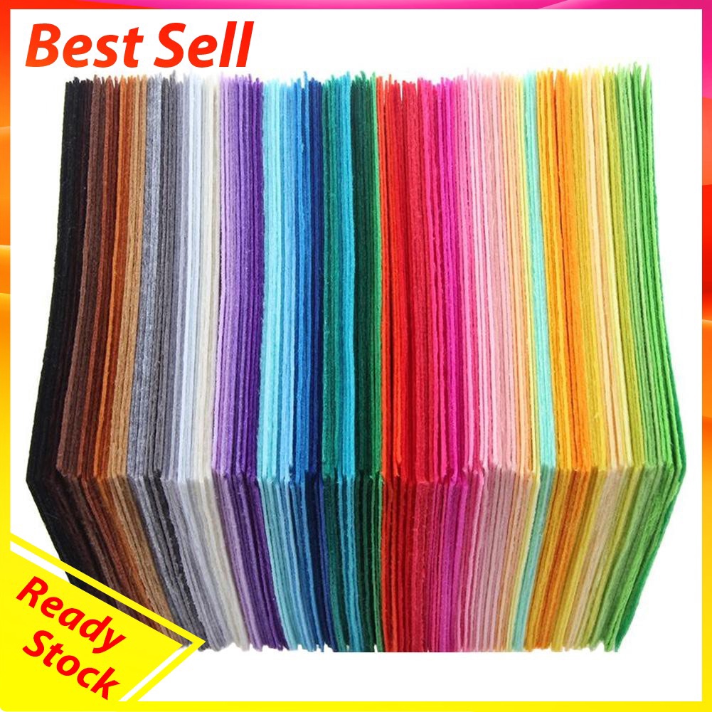 40 PCS Colorful Non-Woven Cloth Felt Fabric Handmade DIY Craft Supplies Sewing Tools Home Decor