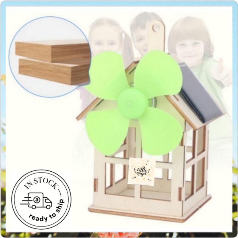Solar Fan Green House DIY Kit Science Model STEM for Power Generation ...