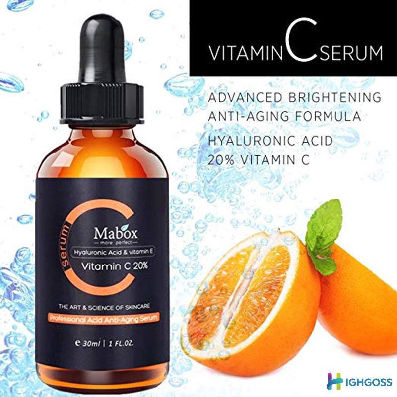 【Ready】 Mabox Vitamin C Serum Anti-Wrinkle Face Serum with Hyaluronic ...