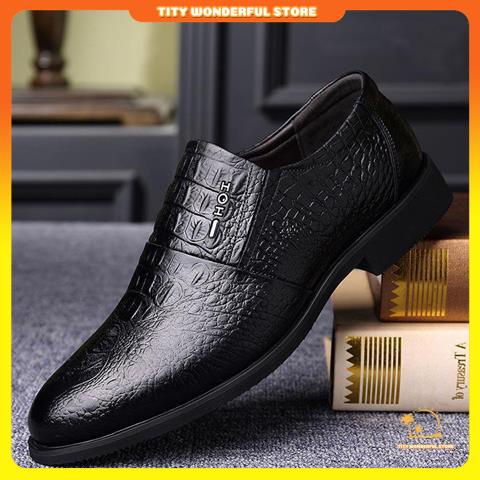 All leather sale slip on shoes