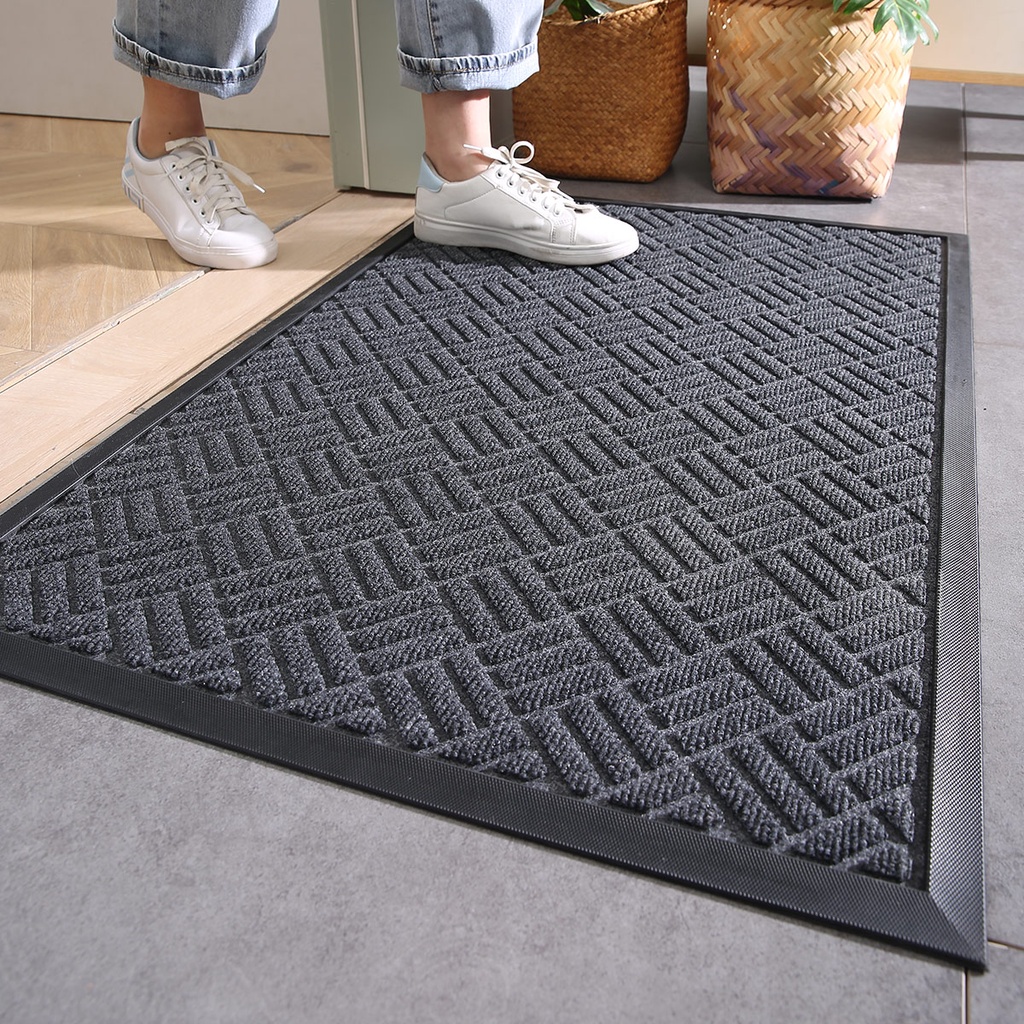 Entrance Floor Mat Durable Natural Rubber Non Slip Door Mat