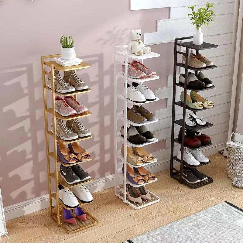 Shoe bench with cushion