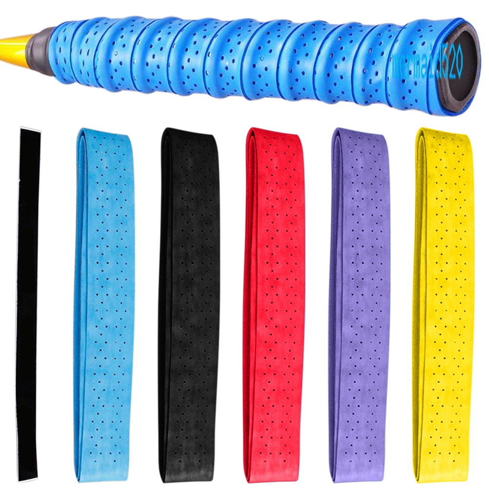 Sports Protective Gear 〗 Badminton Racket Keel Hand Glue Net SweatAbsorbent Belt Dry Punching