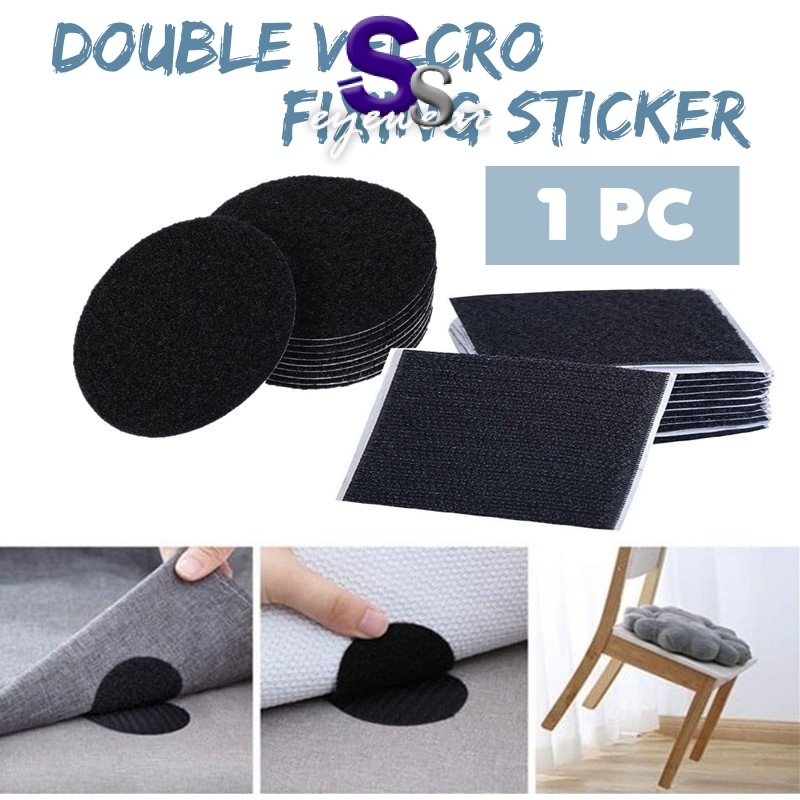 (1 PC)Bed Sheet Fixing Stickers Seamless Double Sided Adhesive Velcro ...