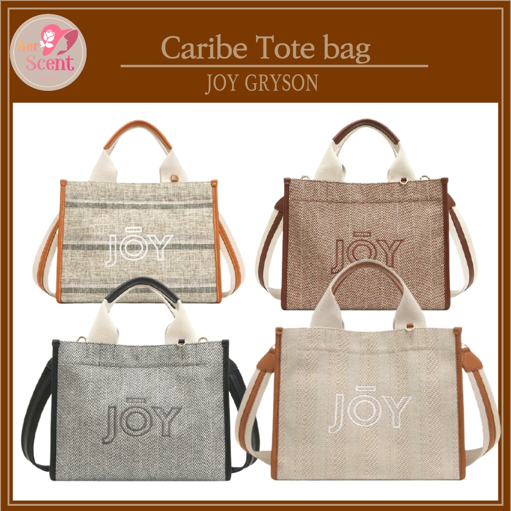 JOY GRYSON Caribe Tote Bag Shipping from Korea Shopee Singapore