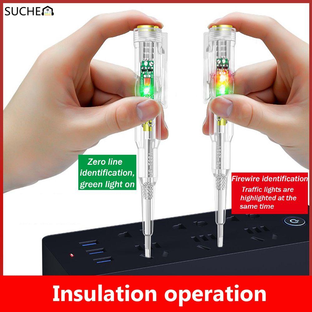 SUCHEN Power Voltage Detector Pen New Electrical Screwdriver Indicator Test Pencil Intelligent Induction