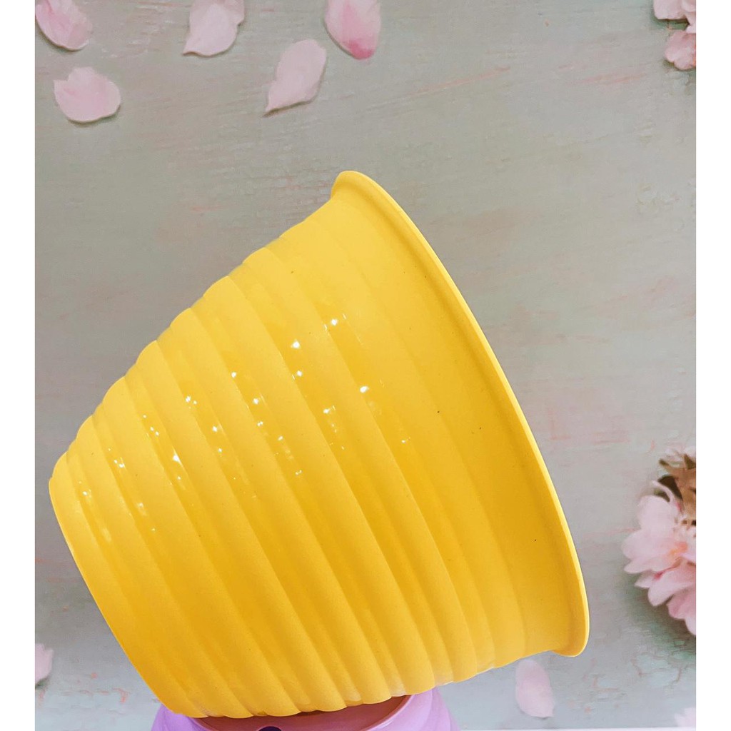 Dreamyhouse Pot Tanaman Tawon Plastik Premium 21cm - Gambar 4