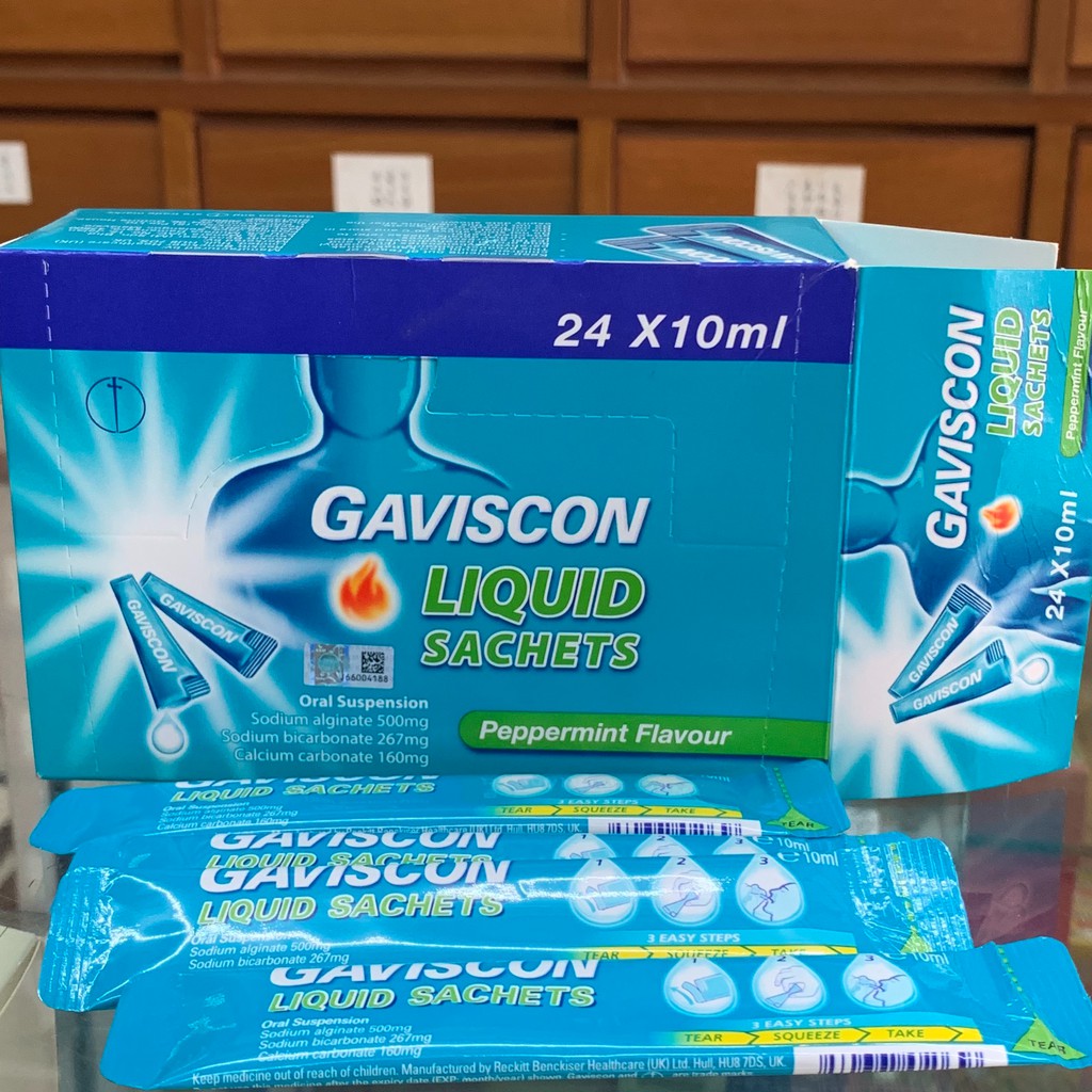 Gaviscon Liquid Pepermint Relief from Heartburn & Acid indigestion