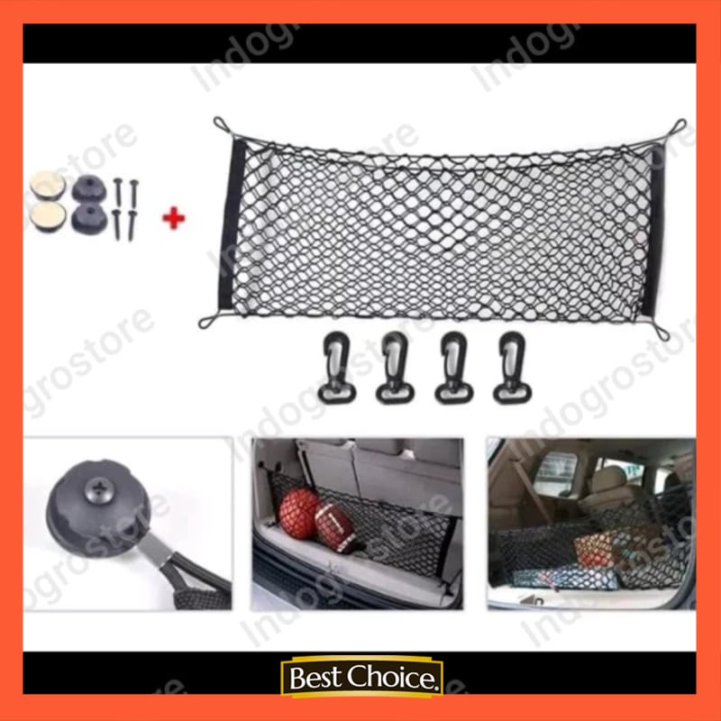 Rear Trunk Nets / New Voxy Nav1 Alphard Double Cargo Nets Shopee